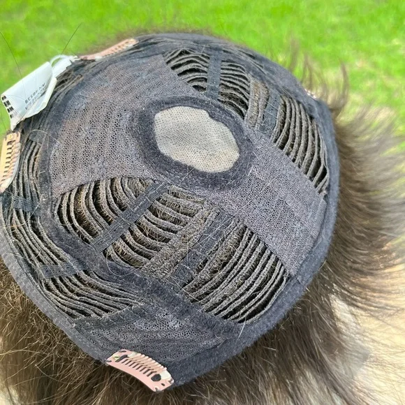 HAIR TOPPER RAQUEL WELSCH BOB WITH BANGS DARK BROWN - Picture 11 of 16